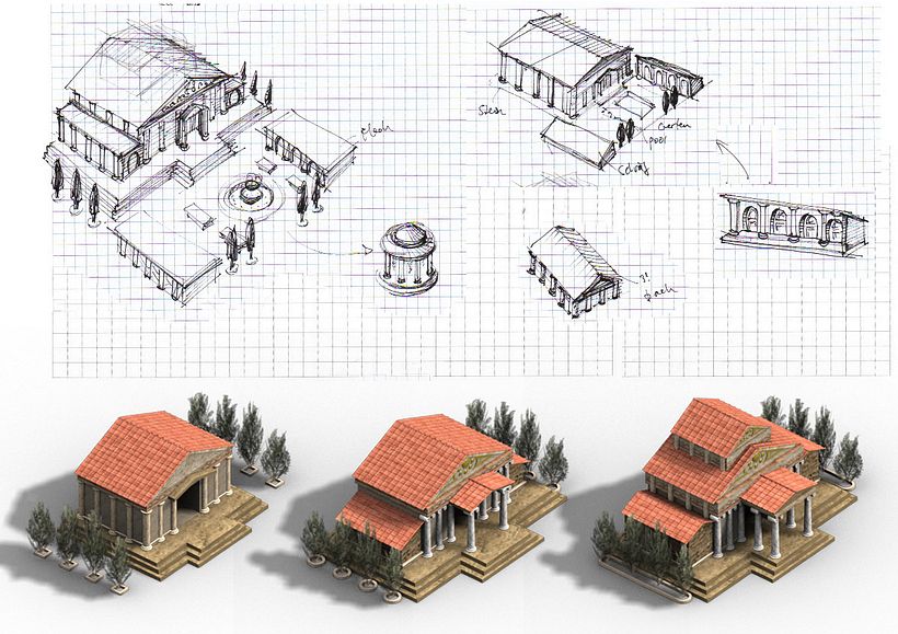 Oficina de impuestos. 3 niveles.