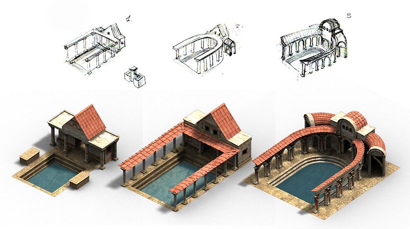 Balneario. 3 niveles.