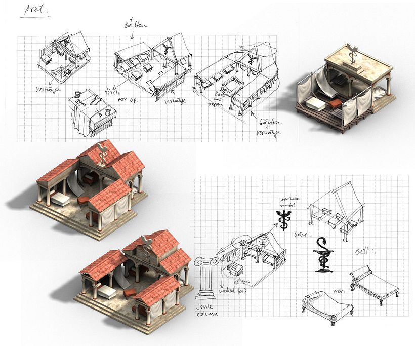 Casa del medicus. 3 niveles.