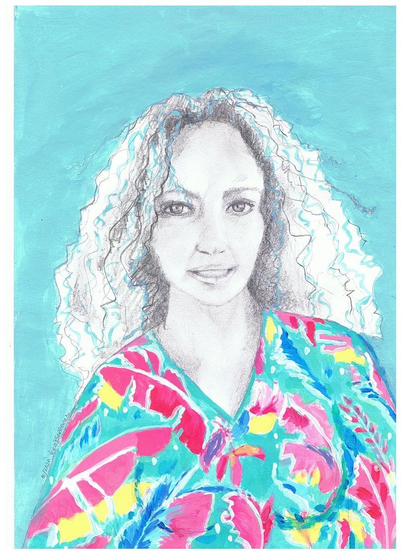 Projeto final: Retrato com lápis e técnicas de cor.  1