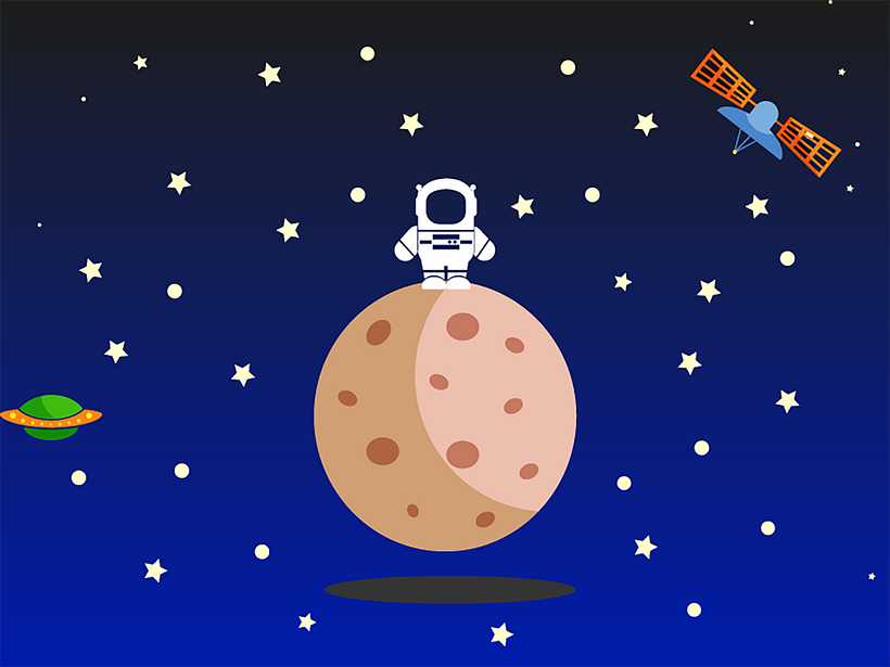 Mi proyecto final Space simple animation 1