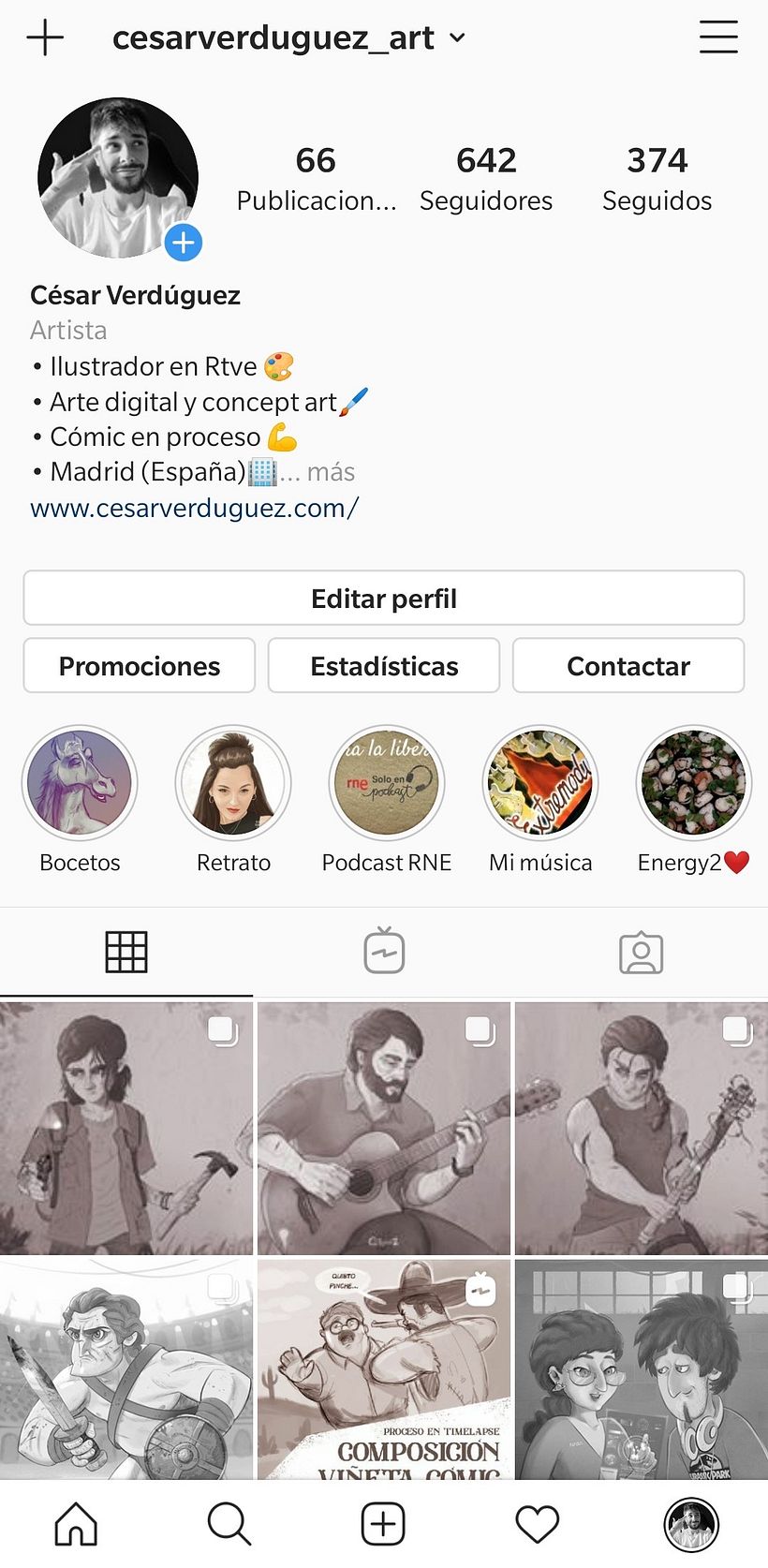 Mi feed de instagram 1