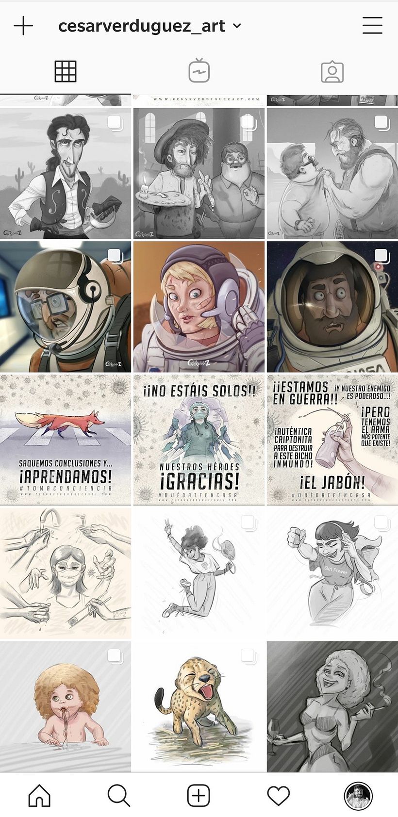 Mi feed de instagram 2
