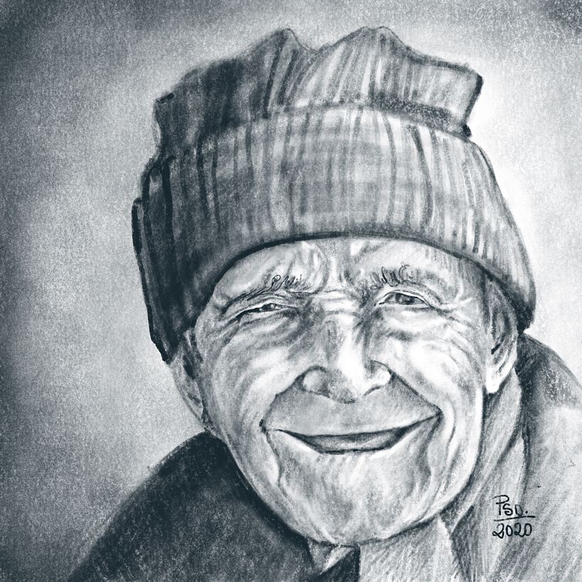 Día 26.anciano #DMSTK31dias31dibujos