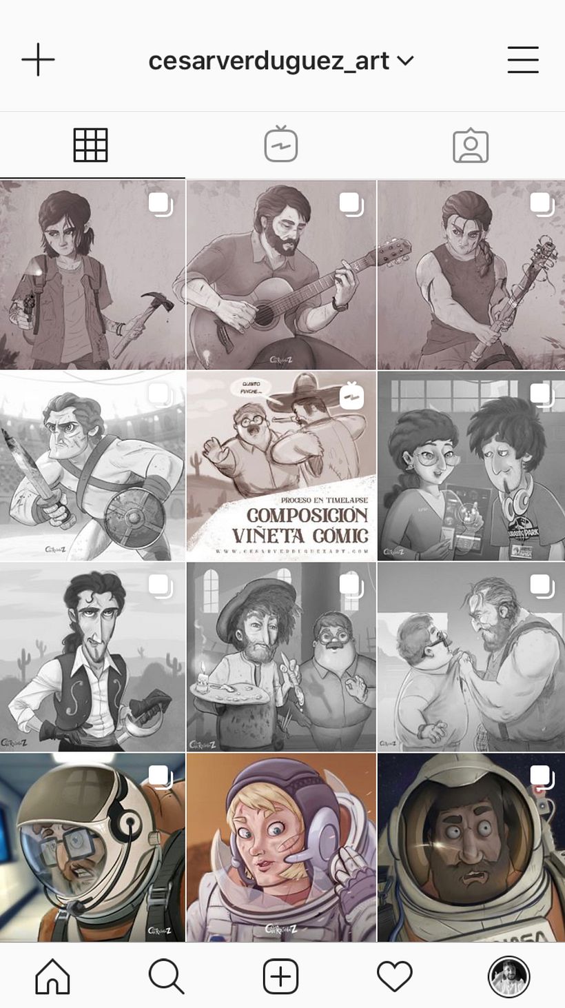 Mi feed de instagram 0