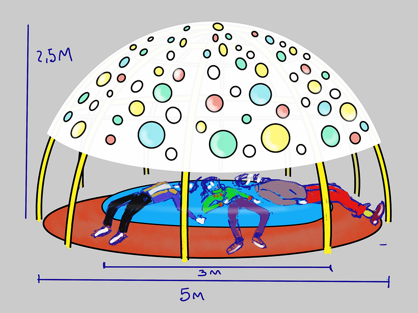 Arte conceitual chill-out Coala Festival- JoyRide - Dir. Criativa Morozini 