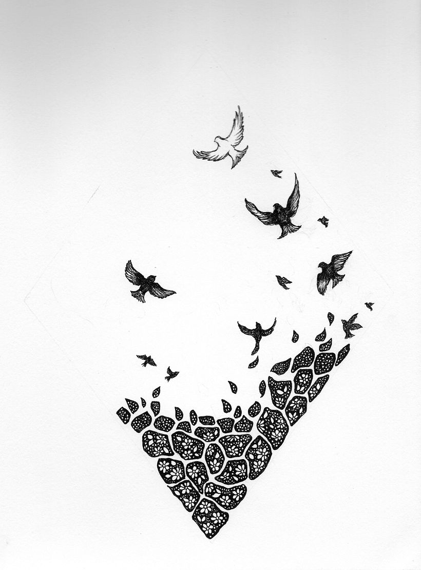 Los días en un patrón de rombos 3