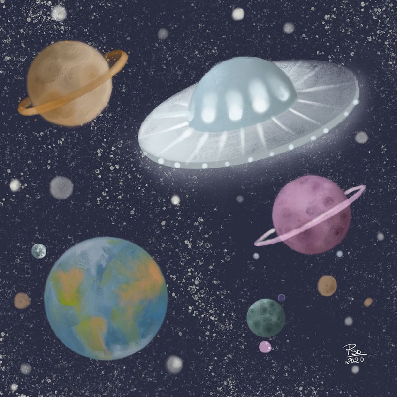 Dia 19.Ovni #DMSTK31dias31dibujos