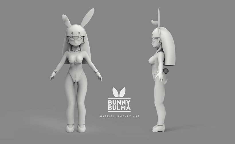 Iniciando en Keyshot con el modelo en blanco pero referenciándome con la idea de los tonos ya definida en Zbrush