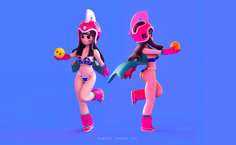 Bunny Bulma y Milk / Dragon Ball 10