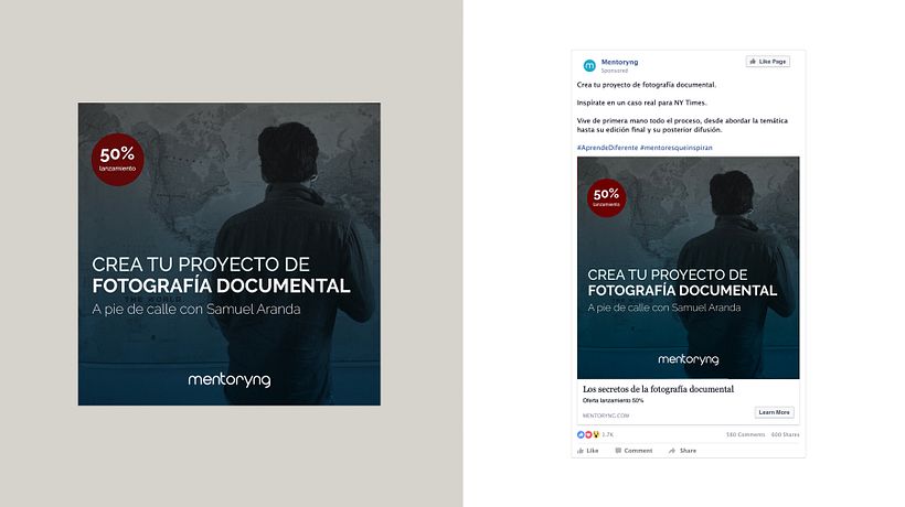 Creatividad campaña Samuel Aranda
