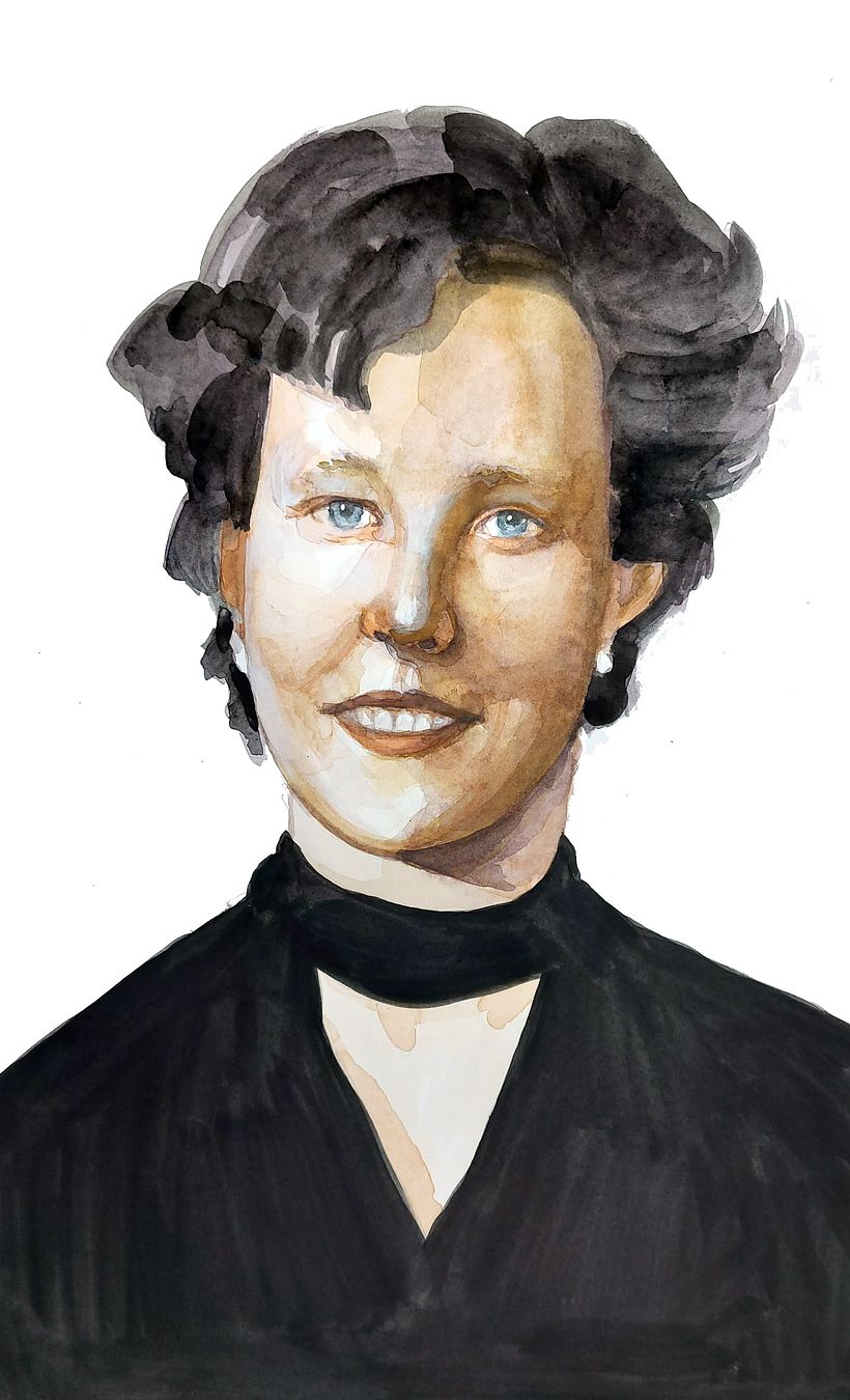 My mother, 30x42xm