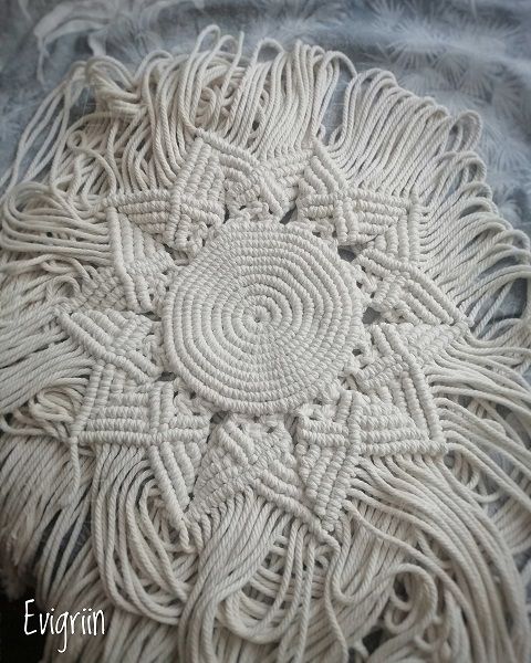 Mon projet dans le cours Circulaire Macramé Techniques 1