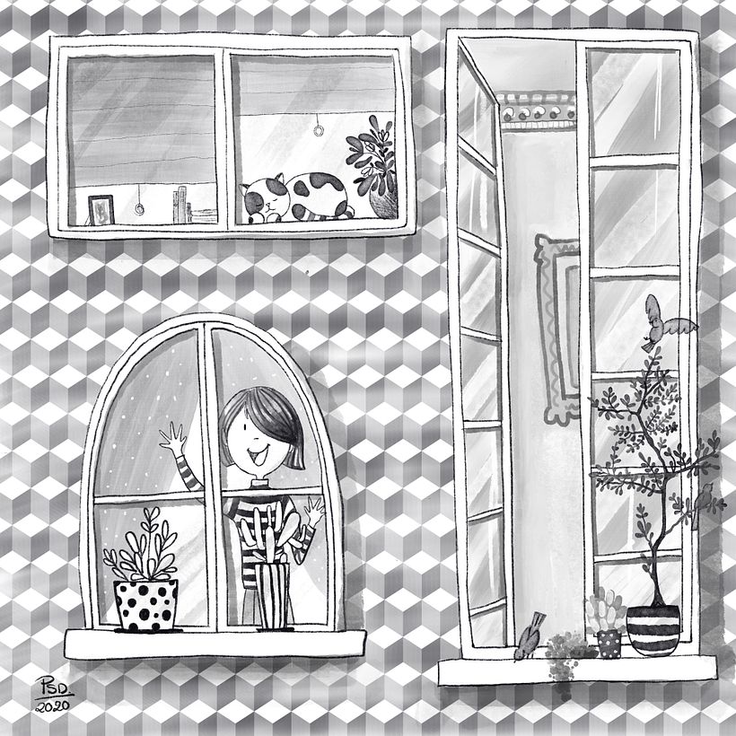 Día 29.Ventana #DMSTK31dias31dibujos