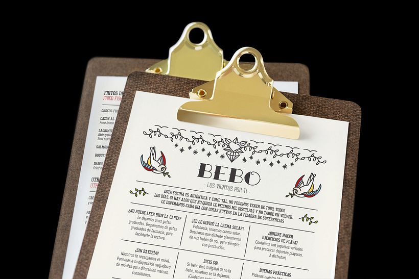 Bebo los Vientos  - Diseño