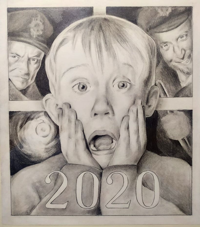 2020 - Solo en casa - Halloween - Editoryal İllüstrasyon