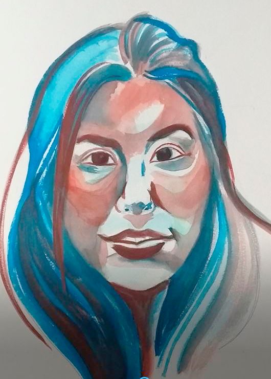 Retrato artístico Gina 0