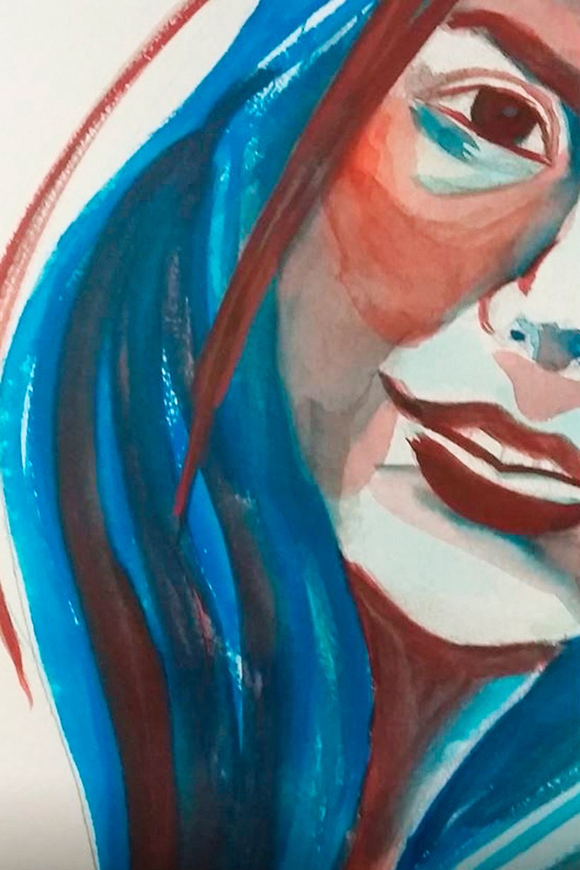 Retrato artístico Gina 1