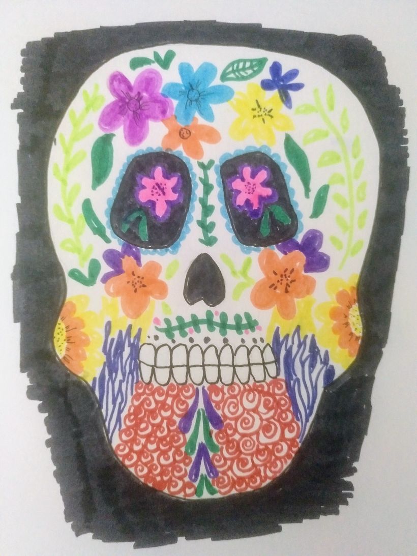 Día 31: día de los muertos (Halloween). Reto conseguido! Gracias a todos por lo compartido!