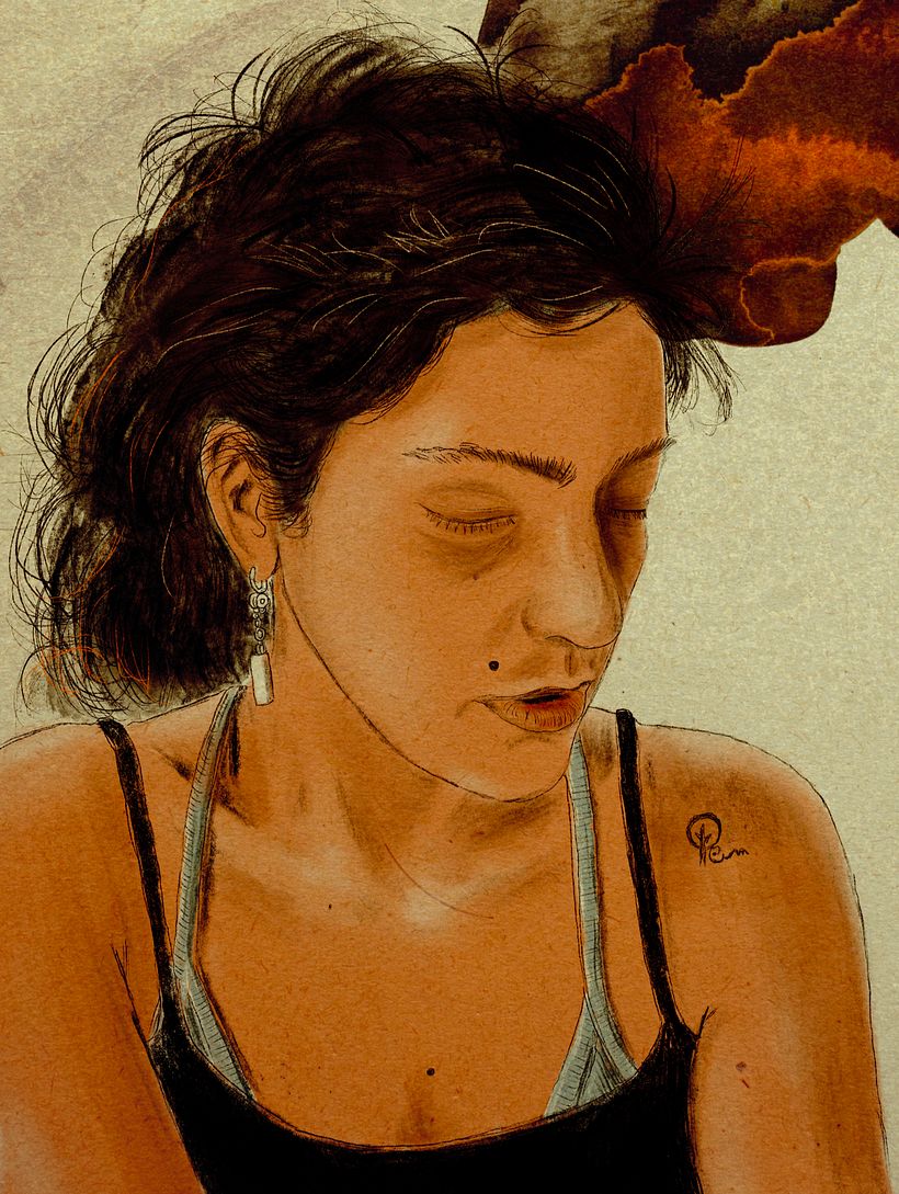 Mi Proyecto del curso: Retrato ilustrado con Procreate -1