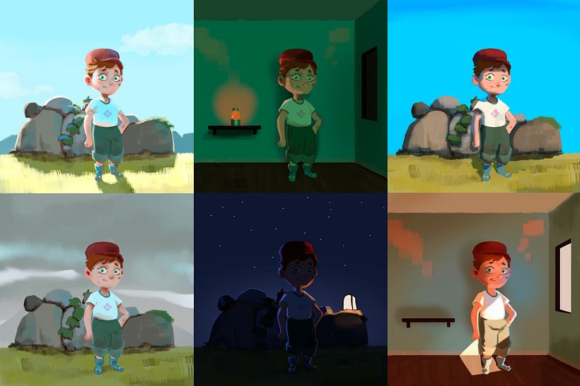 Los seis tipos de iluminación.