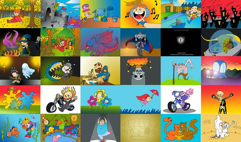 Reto Ilustración: 31 días, 31 dibujos 1