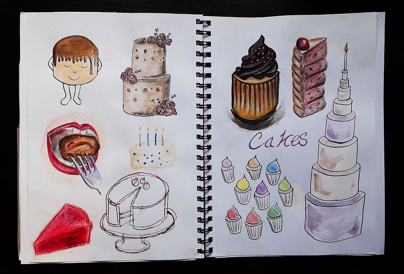 My project in Illustration Techniques to Unlock your Creativity course 1