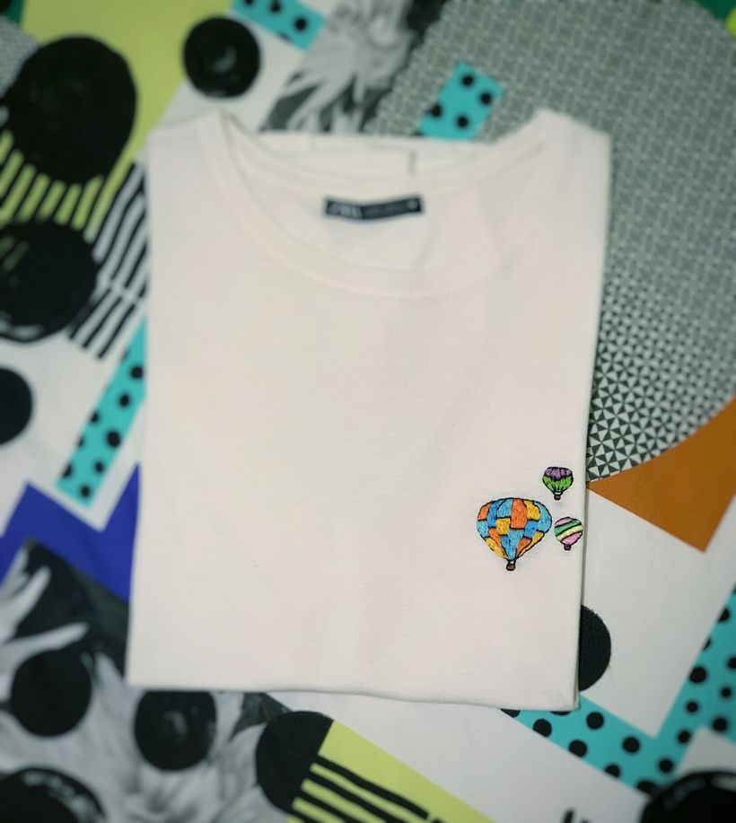 My project in Upcycling with Embroidery course 2