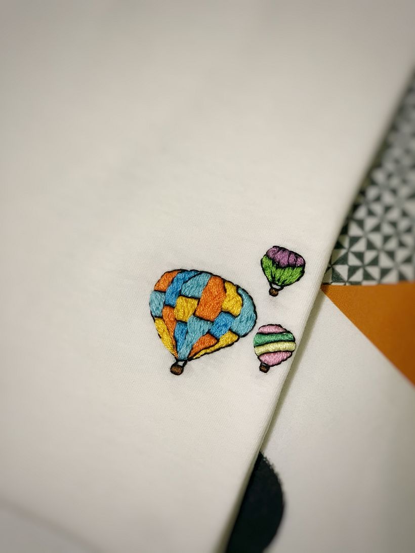 My project in Upcycling with Embroidery course 3