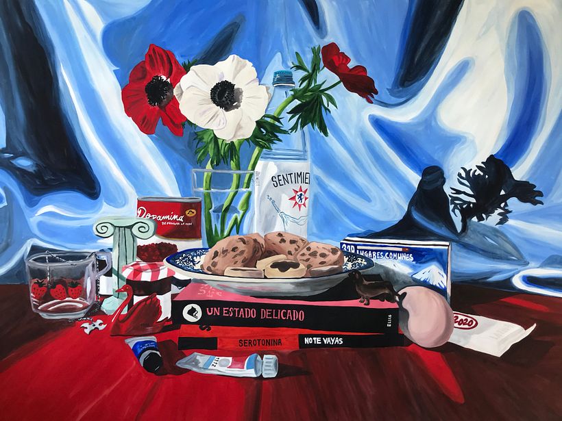 SENTIMIENTO, acuarela de 114 x 150 cm 0