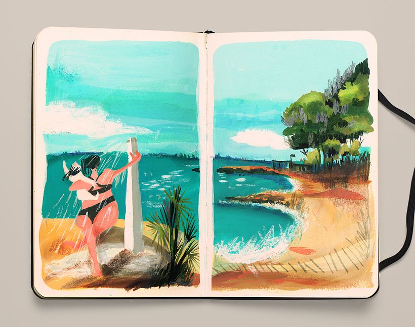 Sketchbook: Hippie Summer 1