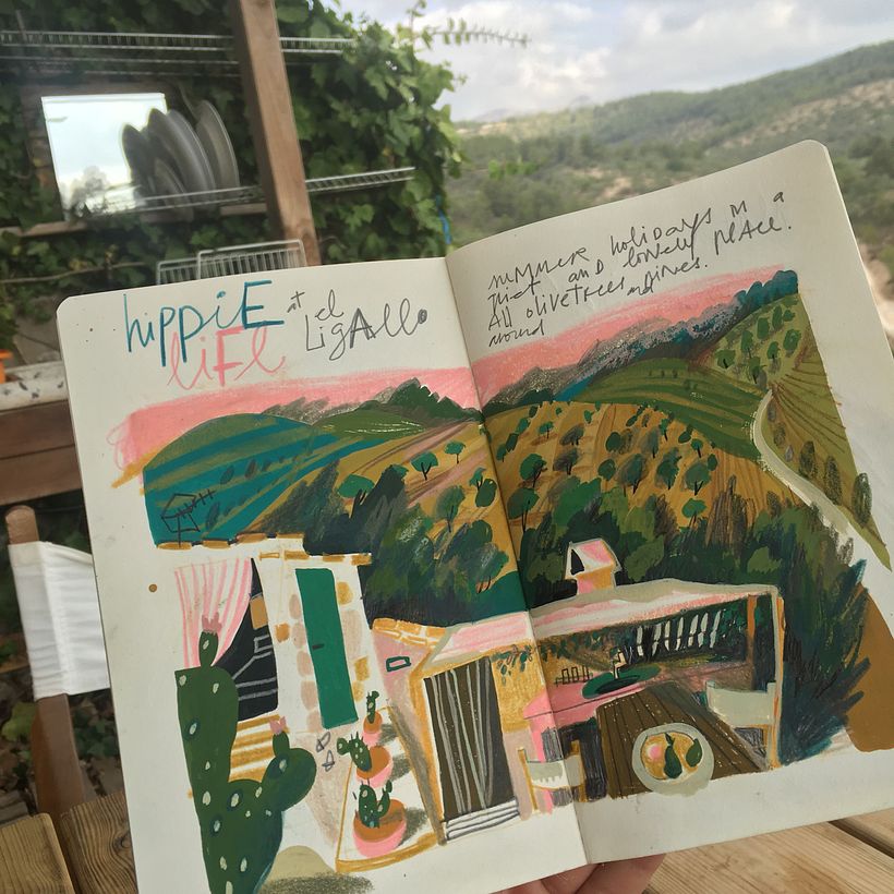 Sketchbook: Hippie Summer 7