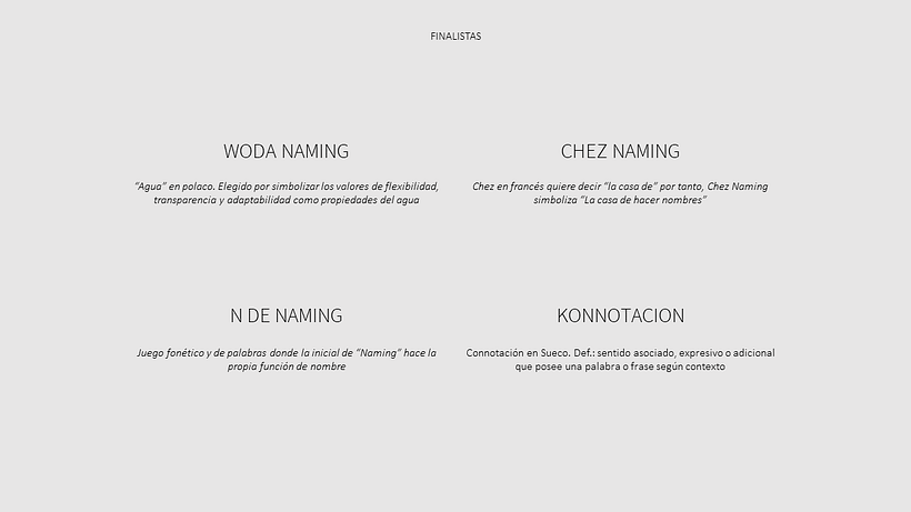 Naming para un estudio "Namer" 11