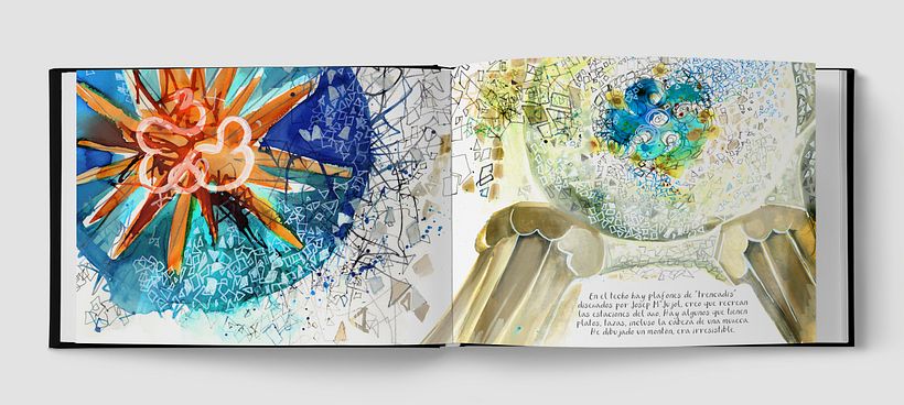 Los techos y las columnas de la sala Hipóstila