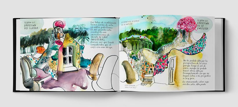 Desde los tejados de los pabellones de la entrada