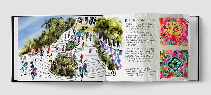 La escalera Monumental de la entrada