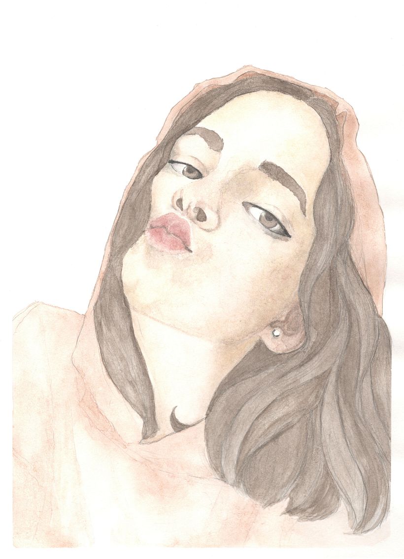 My final project - a portrait from a photo 0