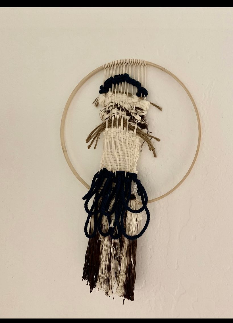 My project in Introduction to Textile Weaving course 0