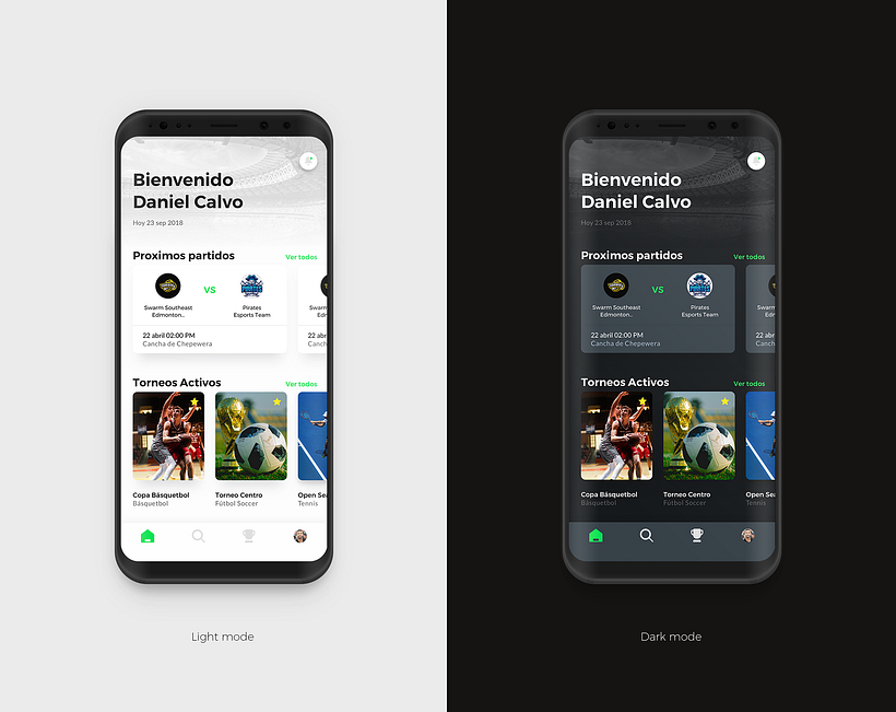 Sportwey — mobile app 2