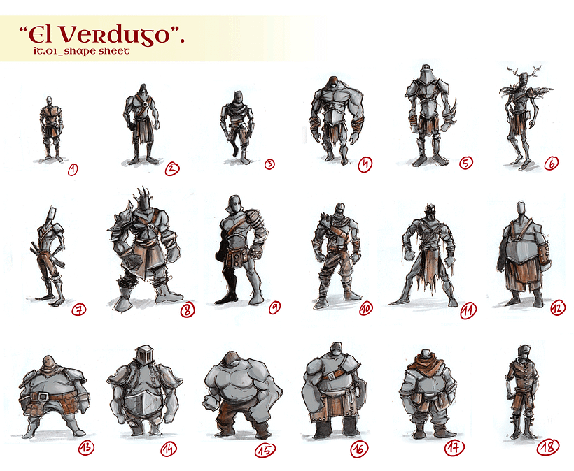 Estudios anatomía/vestuario