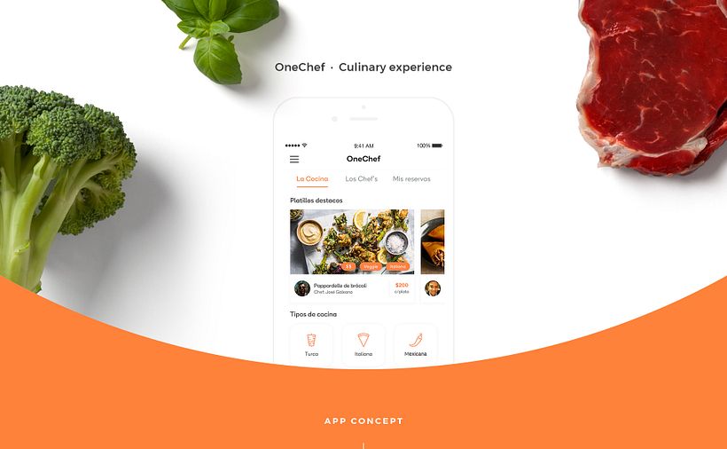 Onechef — concept app -1