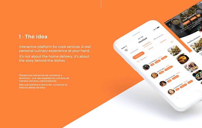 Onechef — concept app 0