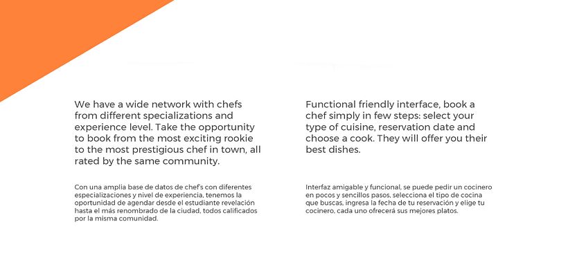 Onechef — concept app 1