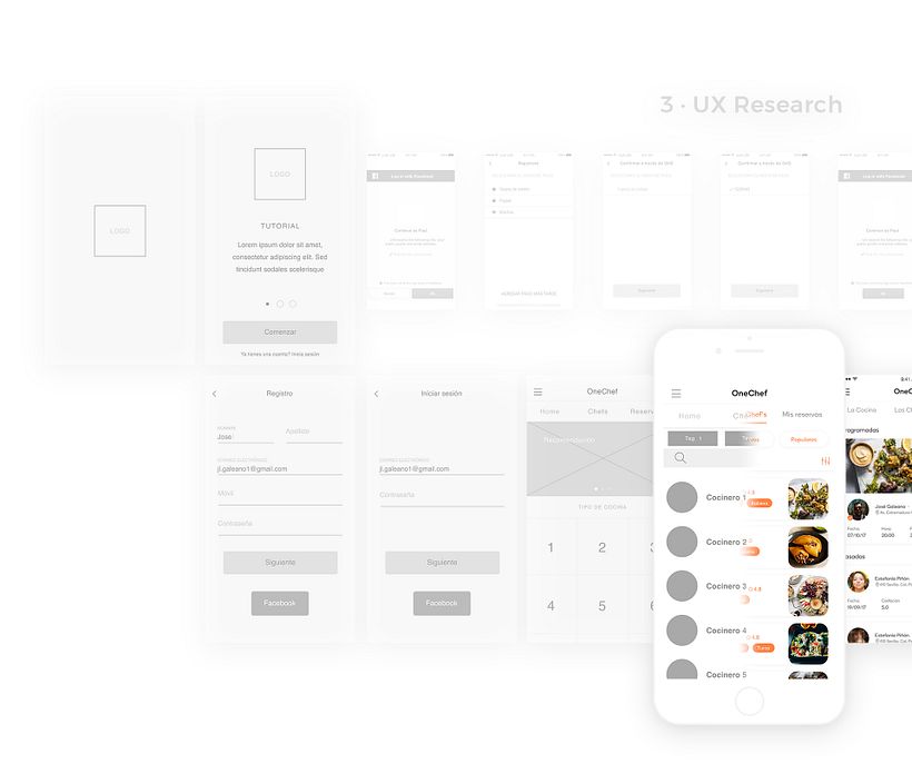 Onechef — concept app 4