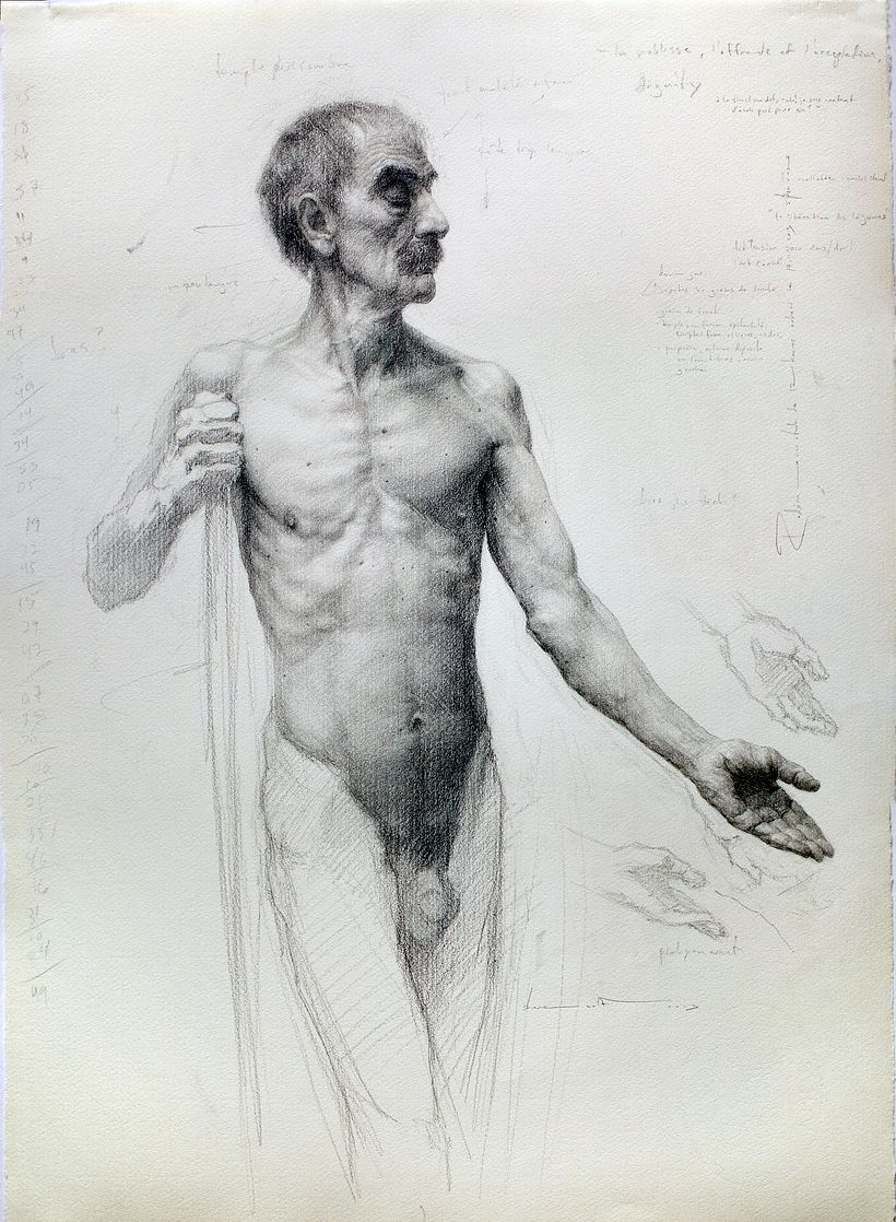 Graphite on paper, 65.5 x 48cm