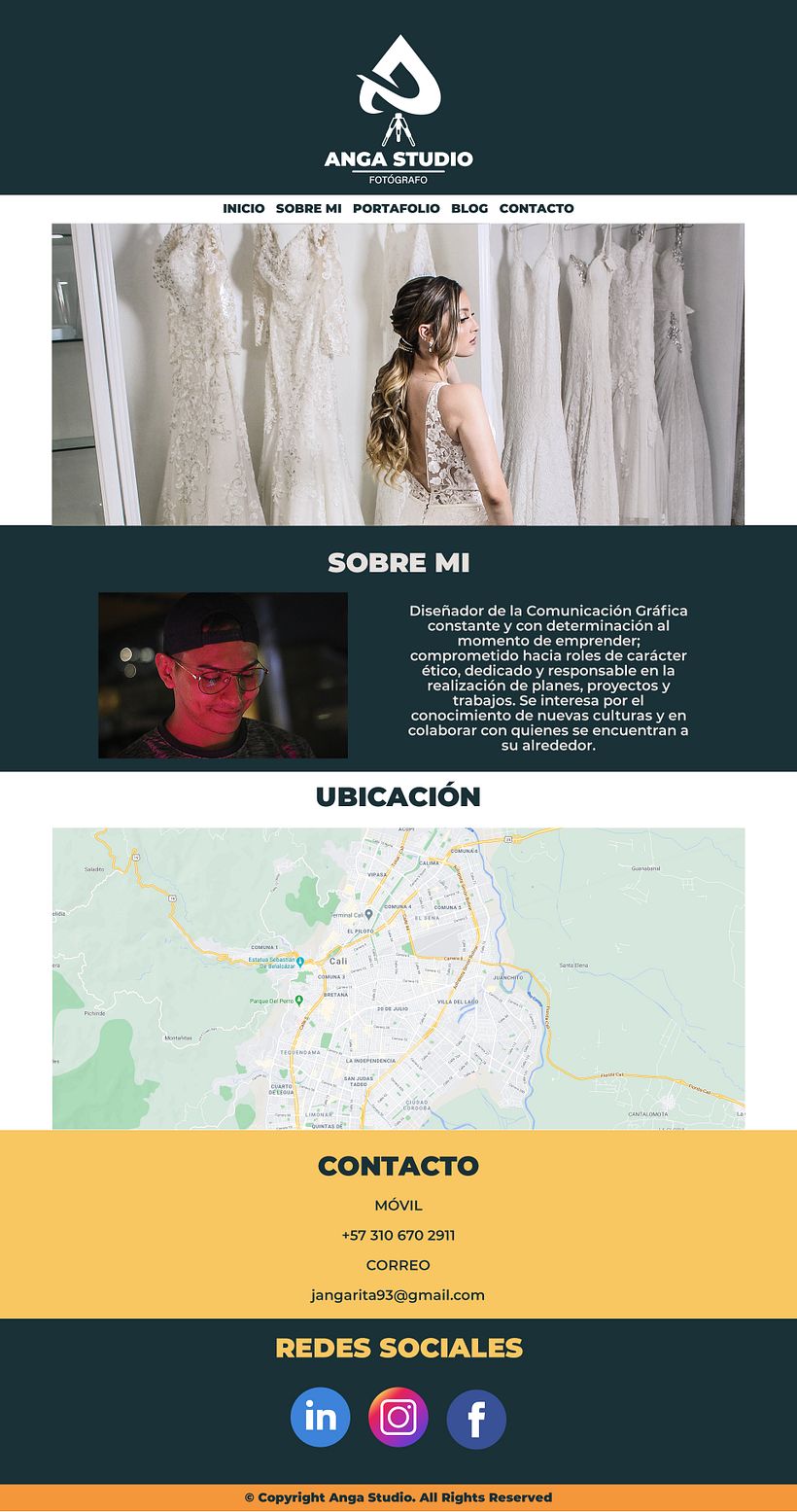Diseño web responsive con Adobe Dreamweaver: Anga Studio - Página Web HTML y CSS 14