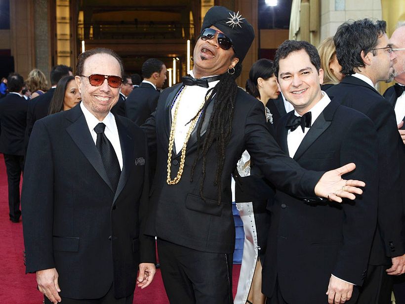 Sérgio Mendes, Carlinhos Brown e o diretor Carlos Saldanha