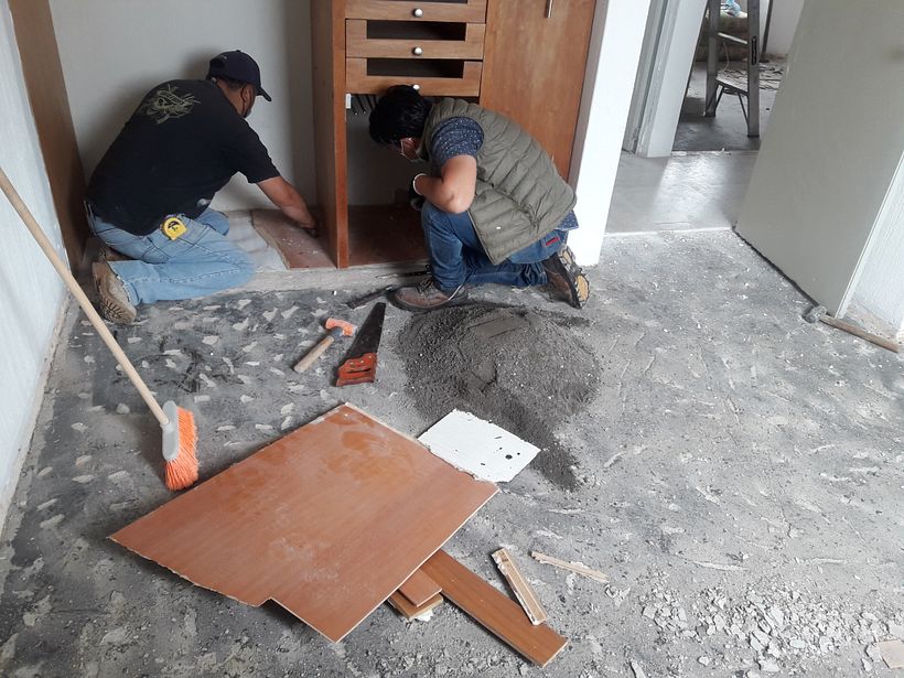 Proceso, cambio de pisos