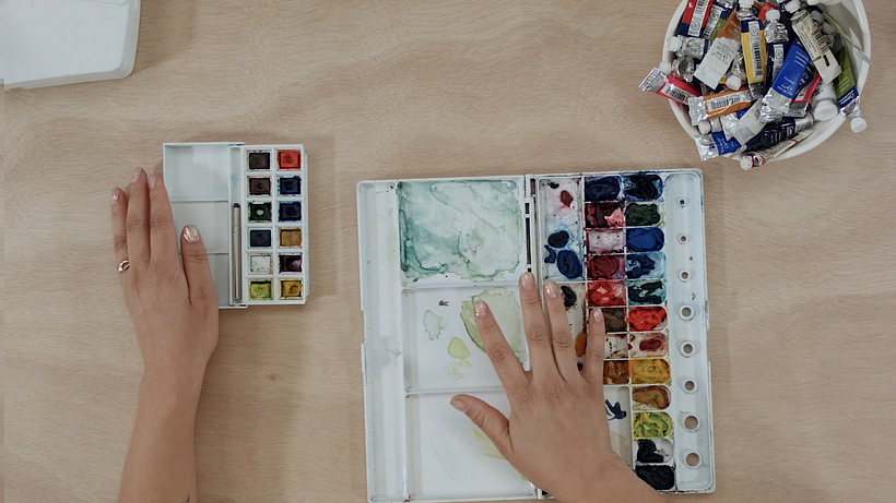 Materiales básicos para crear una ilustración botánica con acuarela 7