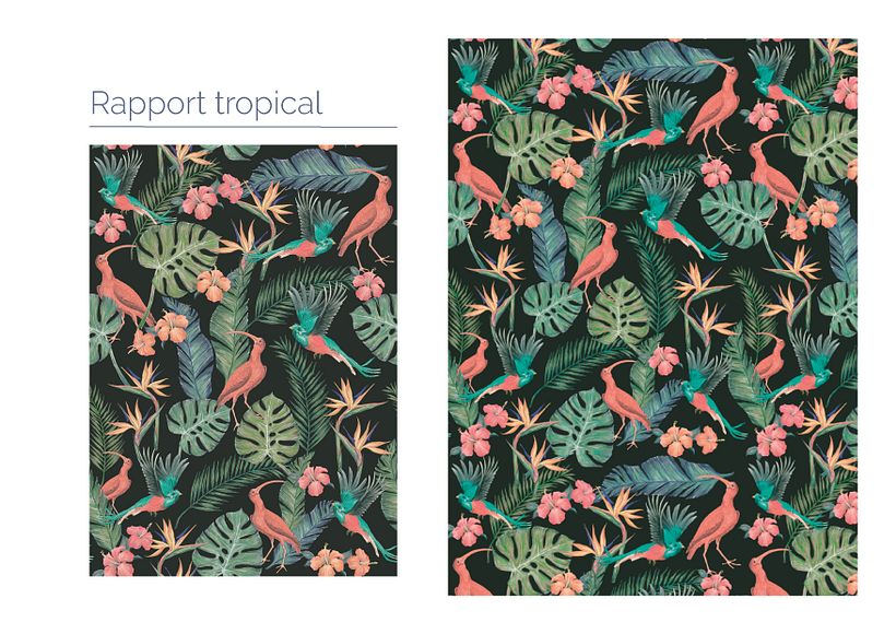 Diseño y composición de patterns textiles: sección de portfolio 5